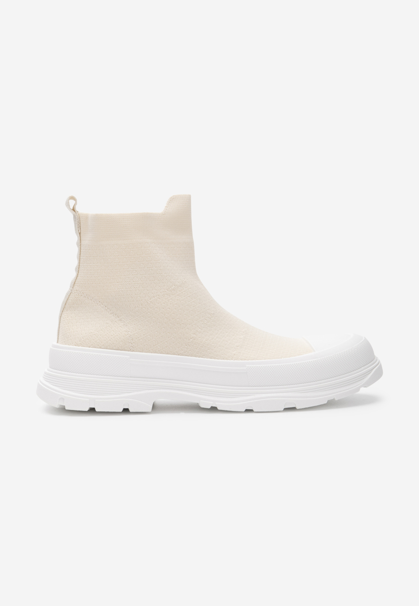 Sneakers αστραγαλου γυναικεια Zynnia μπεζ