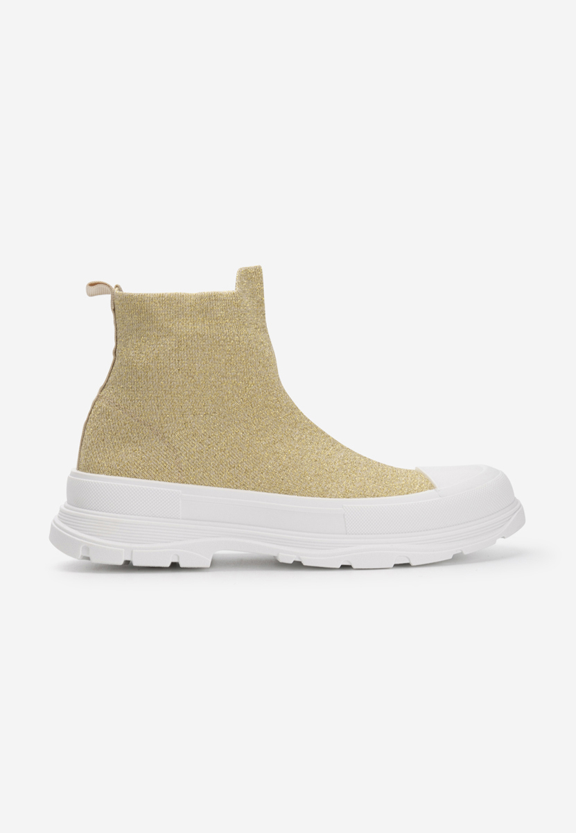 Sneakers αστραγαλου γυναικεια Zynnia χρυσο