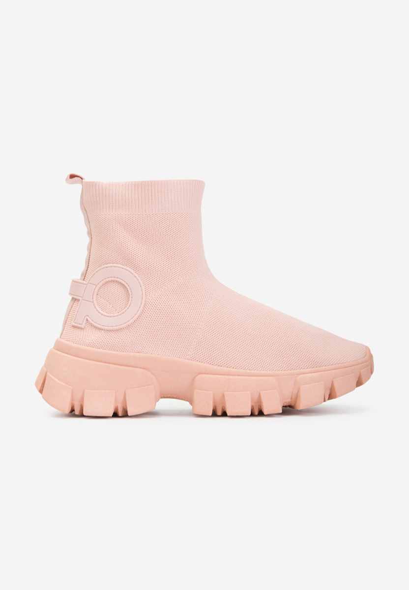Sneakers με κάλτσα ροζ Merliah