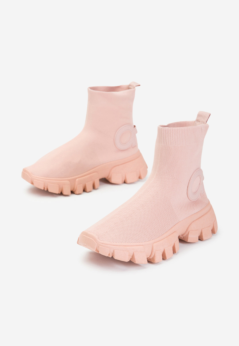 Sneakers με κάλτσα ροζ Merliah