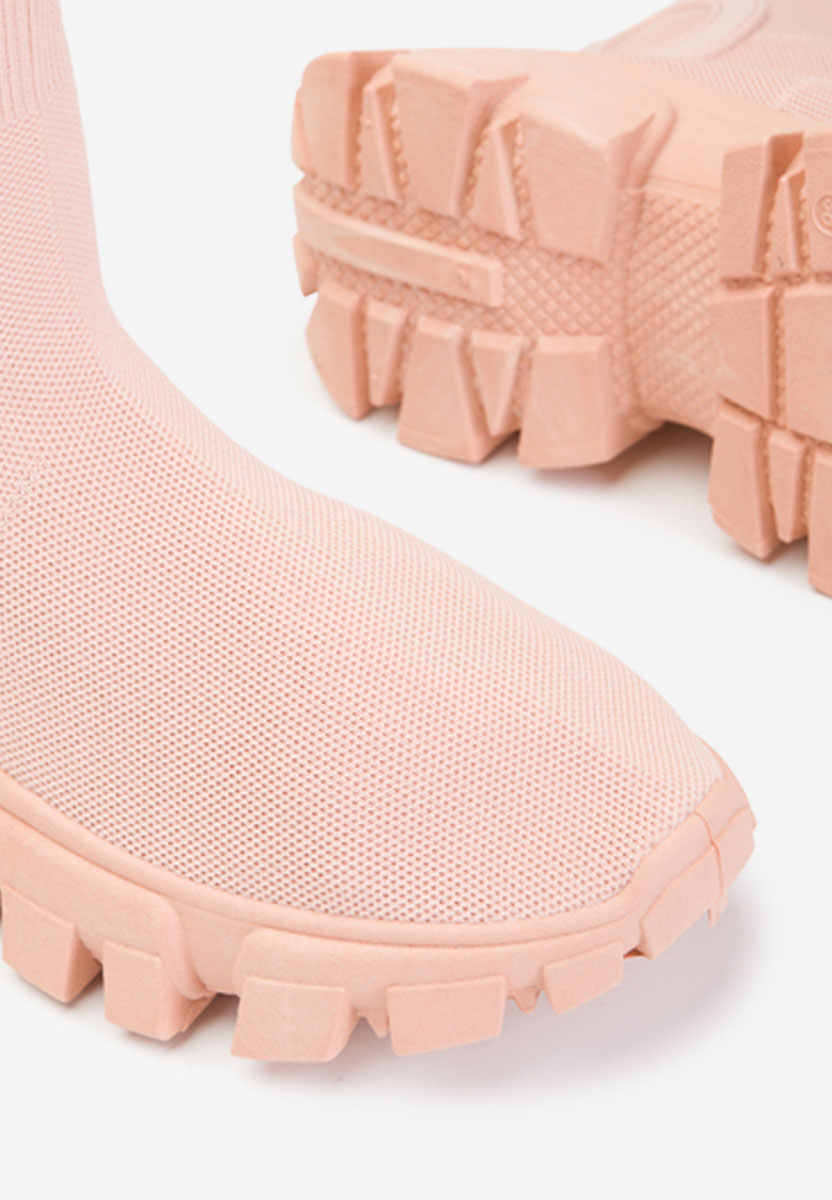 Sneakers με κάλτσα ροζ Merliah
