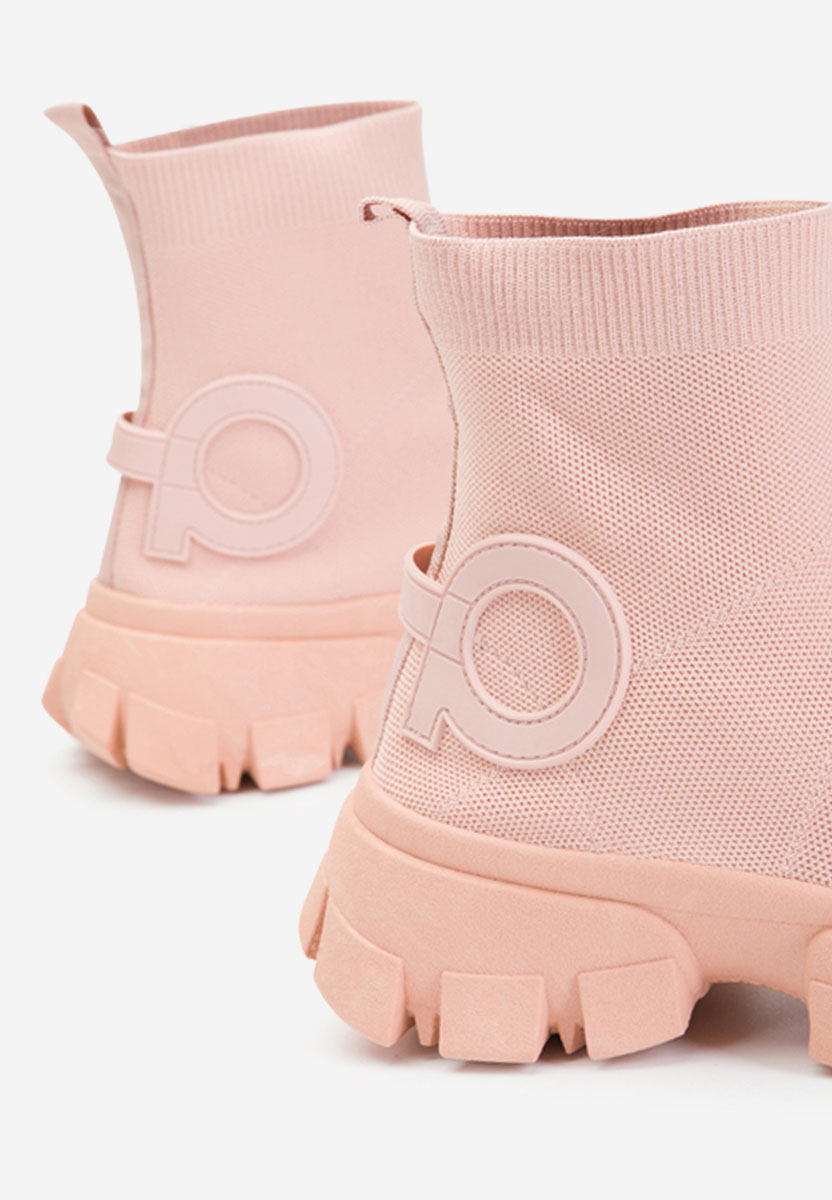 Sneakers με κάλτσα ροζ Merliah