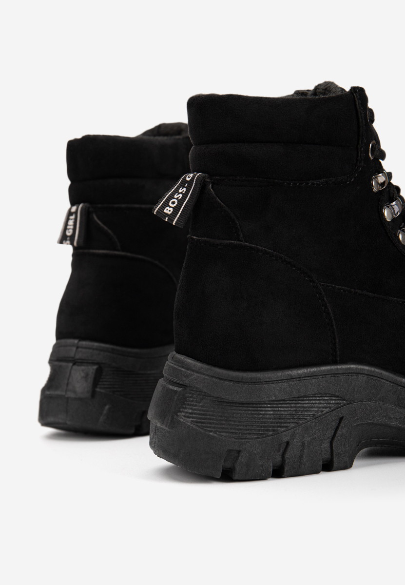 Sneakers αστραγαλου γυναικεια μαύρα Onisa