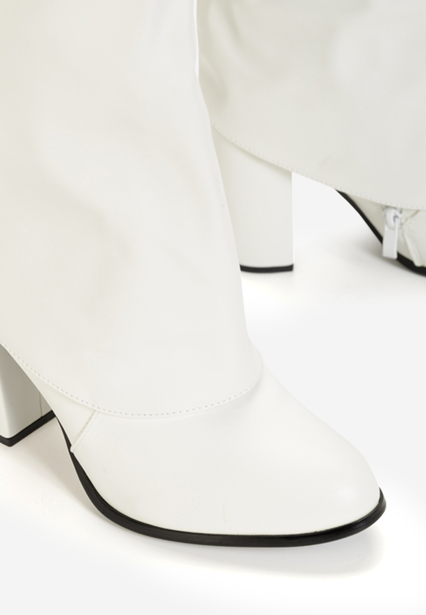 Μπότες με Τακούνι λευκά Patience