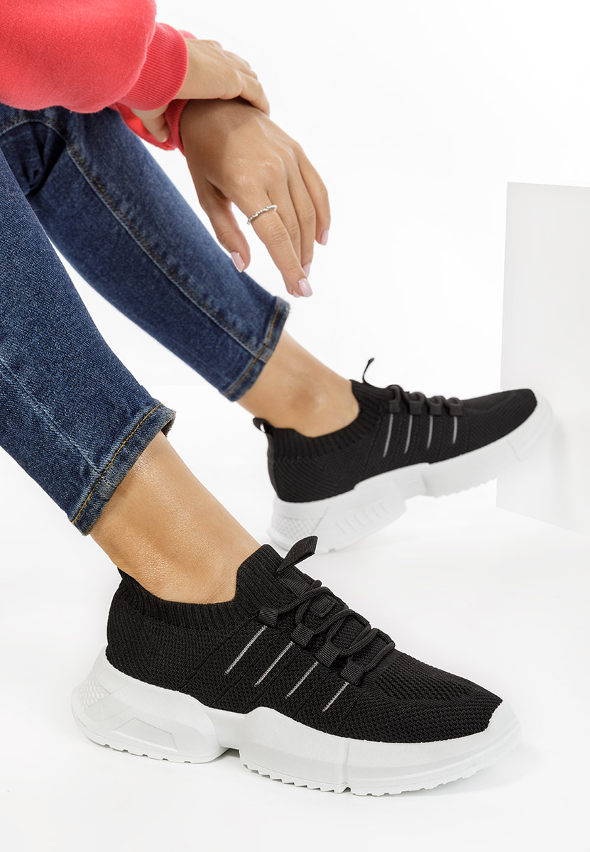 Sneakers γυναικεια μαύρα Shaida