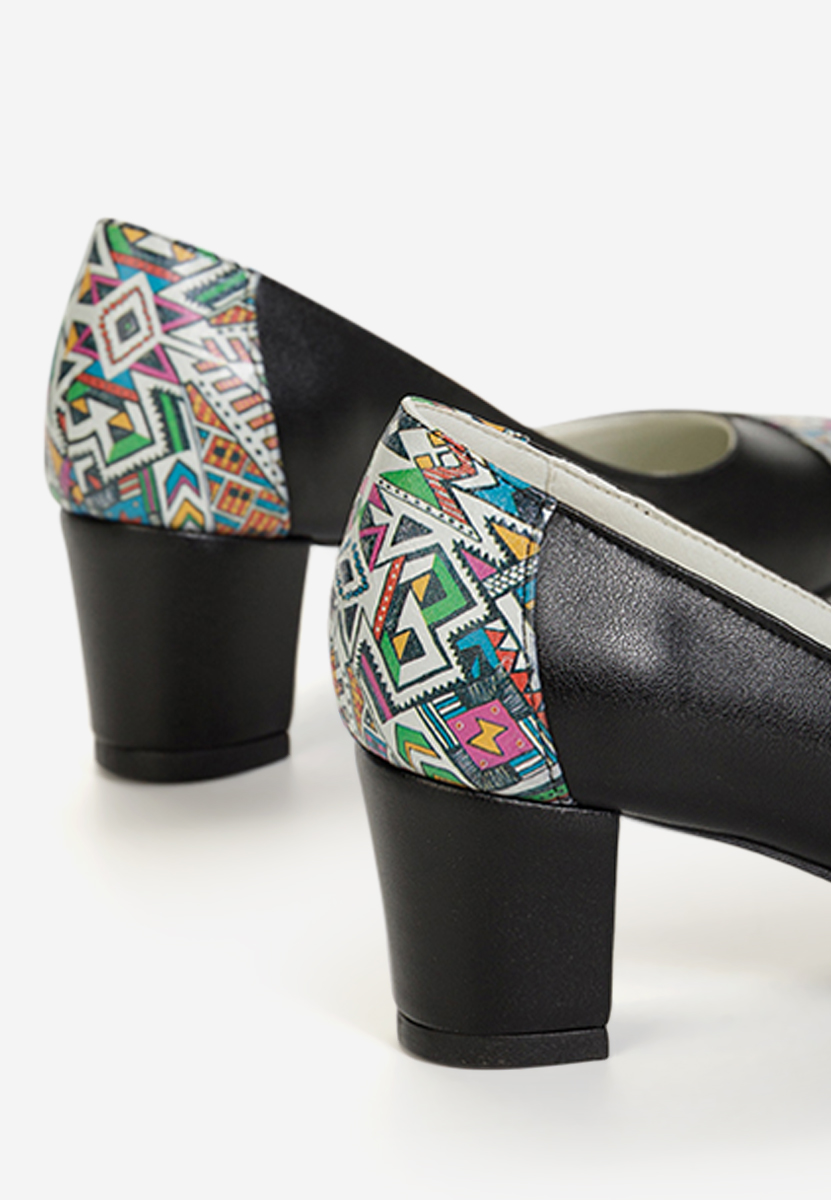 Δερμάτινα παπούτσια Marusia V2 μαύρα