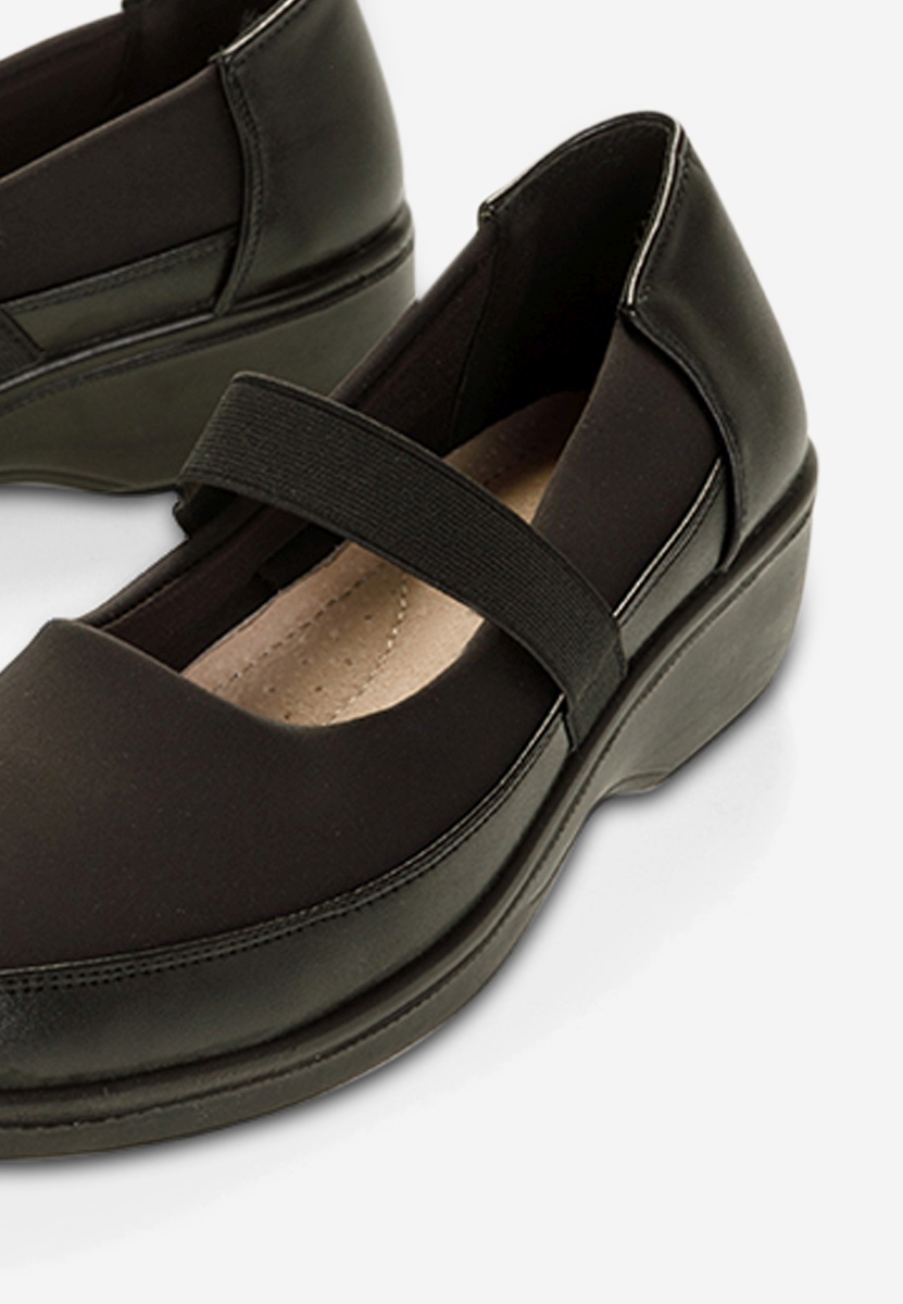 Ορθοπεδικά παπούτσια μαύρα Diora