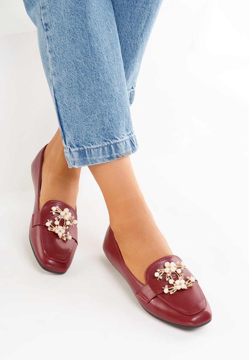 Loafers γυναικεια Giulinello κοκκινο