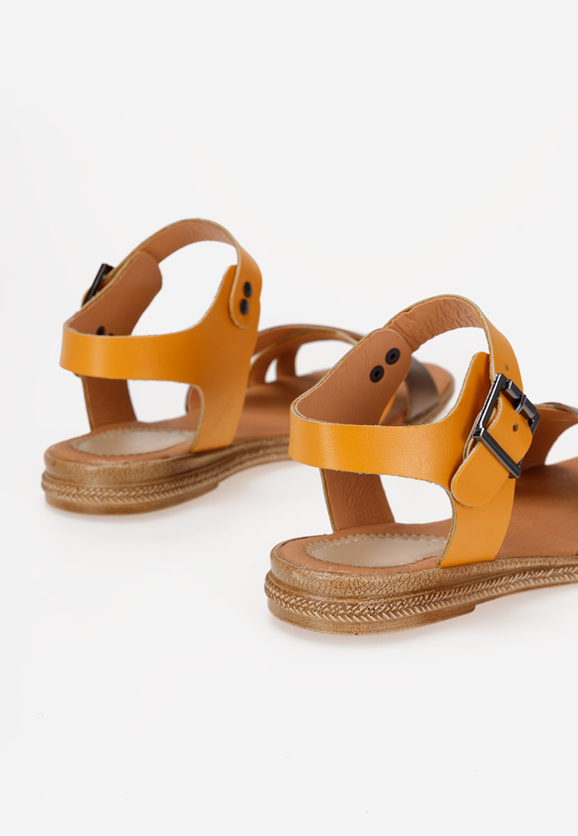 Σανδάλια δερματινα Κιτρινα Casiella