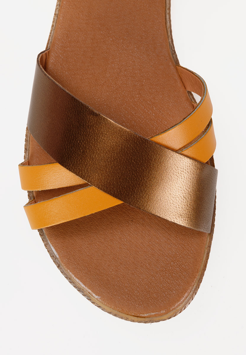 Σανδάλια δερματινα Κιτρινα Casiella