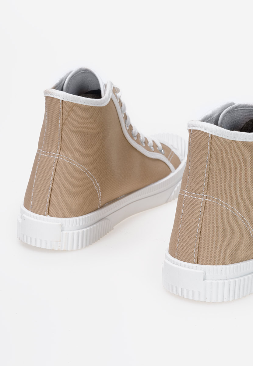 Γυναικεία sneakers αστραγάλο χακι Caneiro