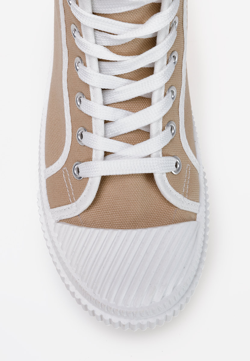 Γυναικεία sneakers αστραγάλο χακι Caneiro