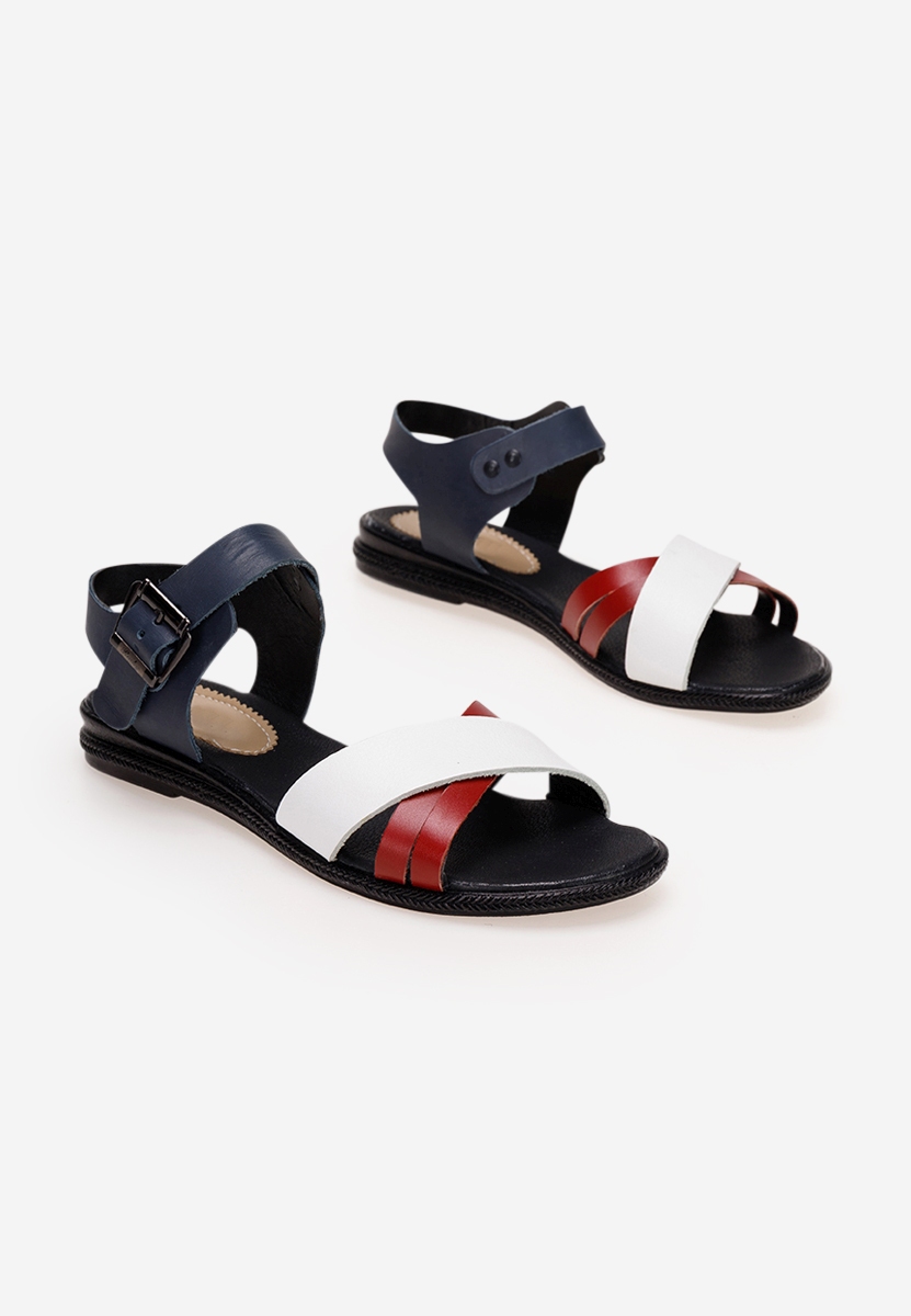 Σανδάλια δερματινα Casiella Πολυχρωμα