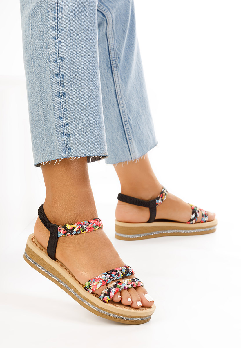 Γυναικεία σανδάλια Moniela Μαύρα