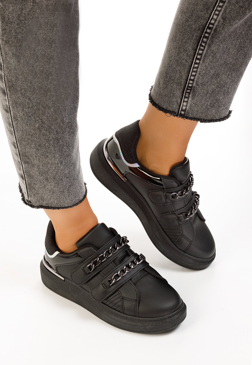 Sneakers γυναικεια μαύρα Sibena