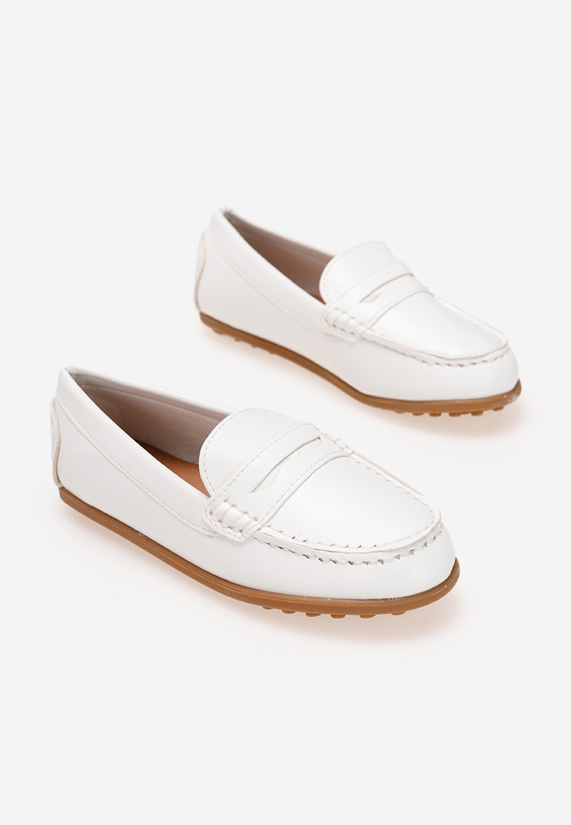 Παιδικά Μοκασίνια Break λευκά