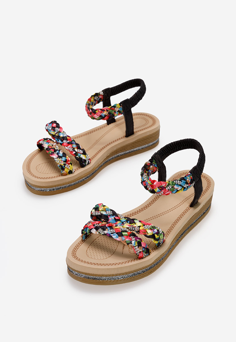 Γυναικεία σανδάλια Moniela Μαύρα