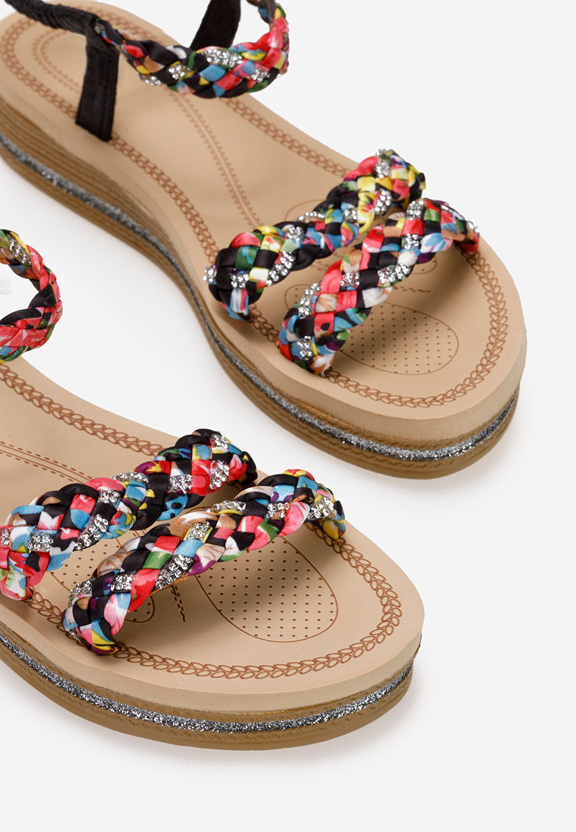 Γυναικεία σανδάλια Moniela Μαύρα