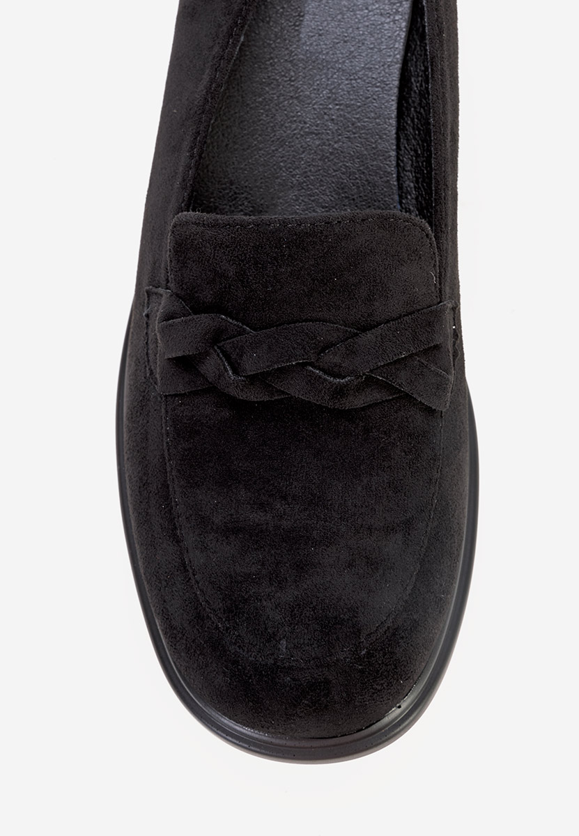 Μοκασίνια με πλατφόρμα Cala V2 Neγκρι