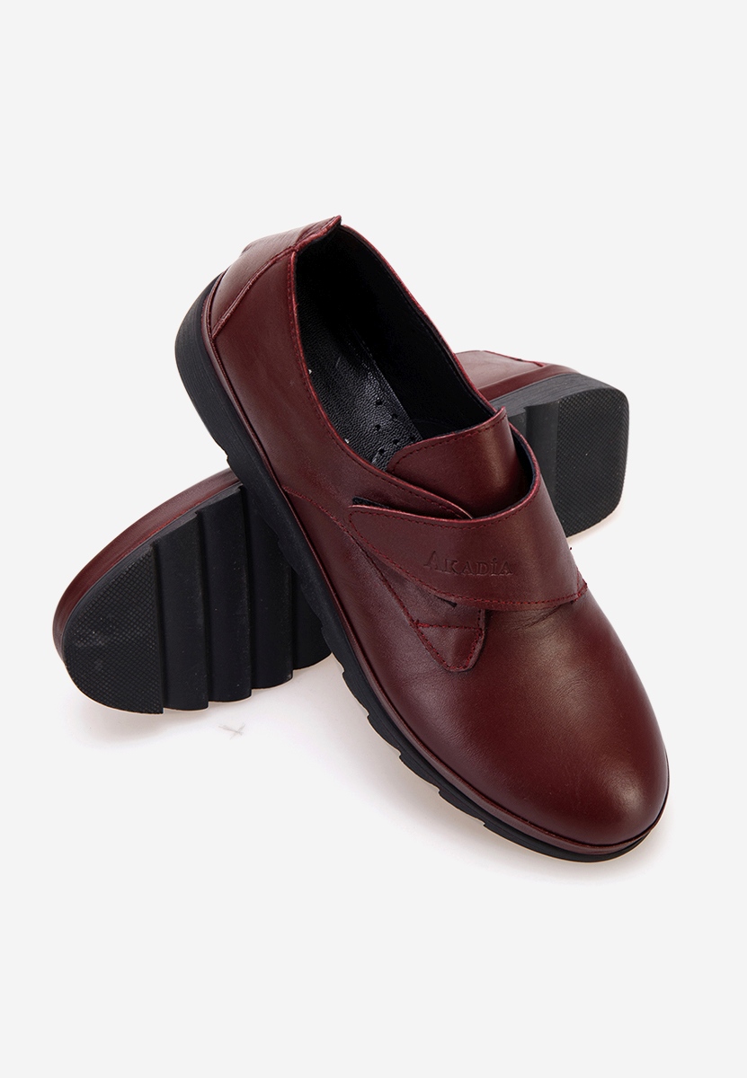 Δερμάτινα μοκασινια γυναικεια Asti κοκκινο