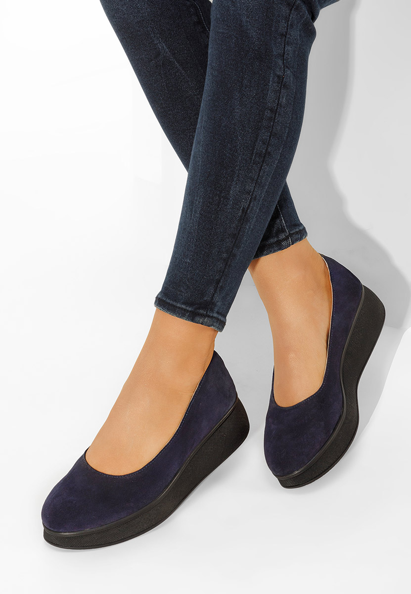 Πλατφόρμες γυναικεία μπλε Cantoria V2