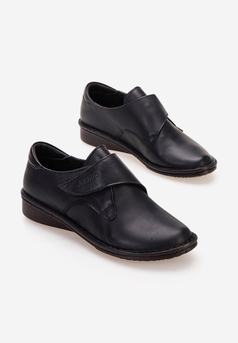 Δερμάτινα μοκασινια γυναικεια Asti V2 μαύρα Δερμάτινα μοκασινια γυναικεια Asti V2 μαύρα