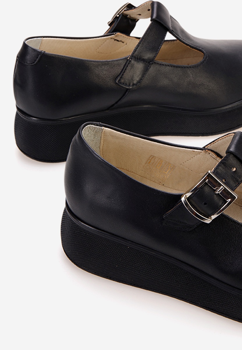Πλατφόρμες γυναικεία μαύρα Gilena V2