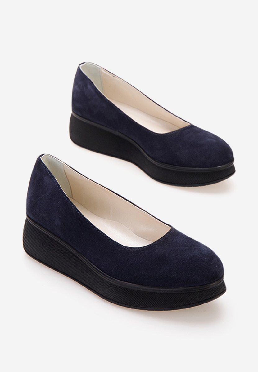 Πλατφόρμες γυναικεία μπλε Cantoria V2