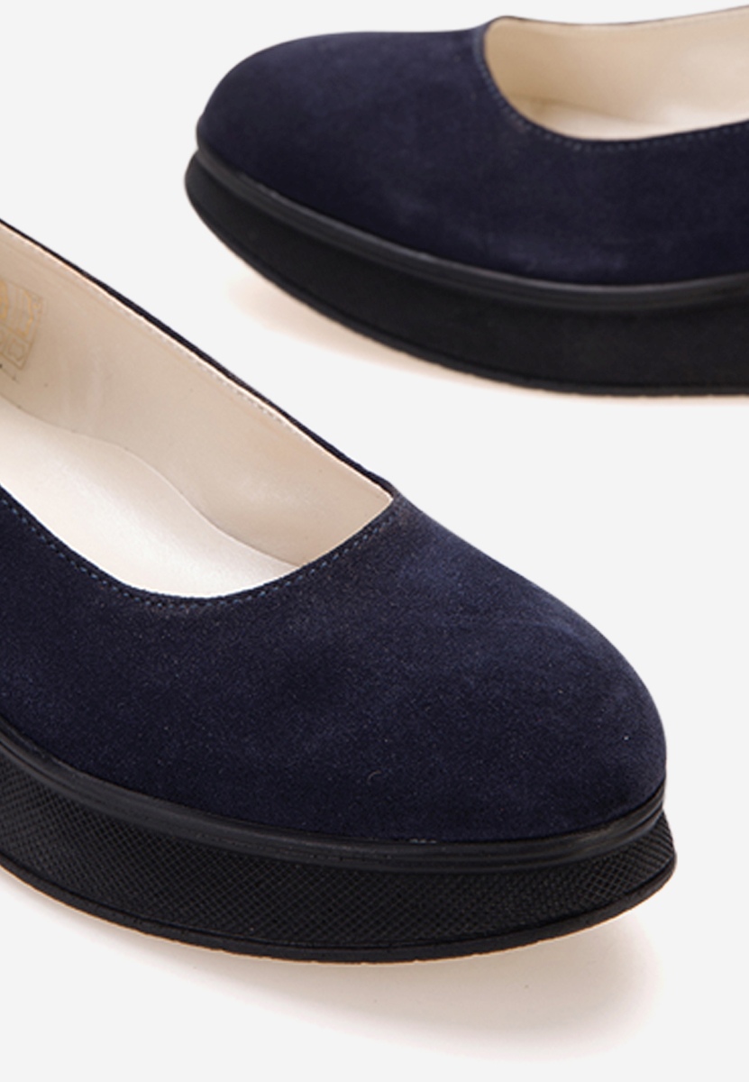 Πλατφόρμες γυναικεία μπλε Cantoria V2