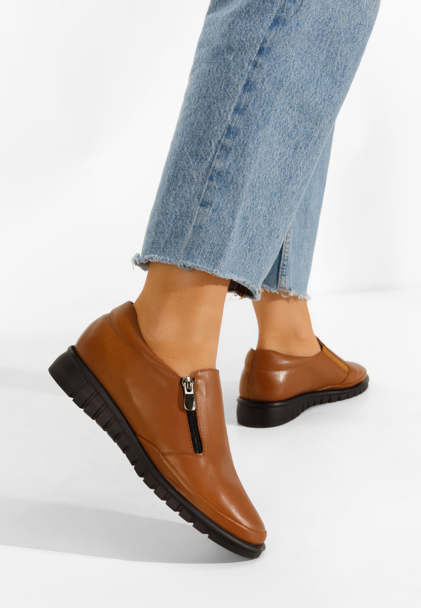 Παπούτσια Casual καφε Vichy