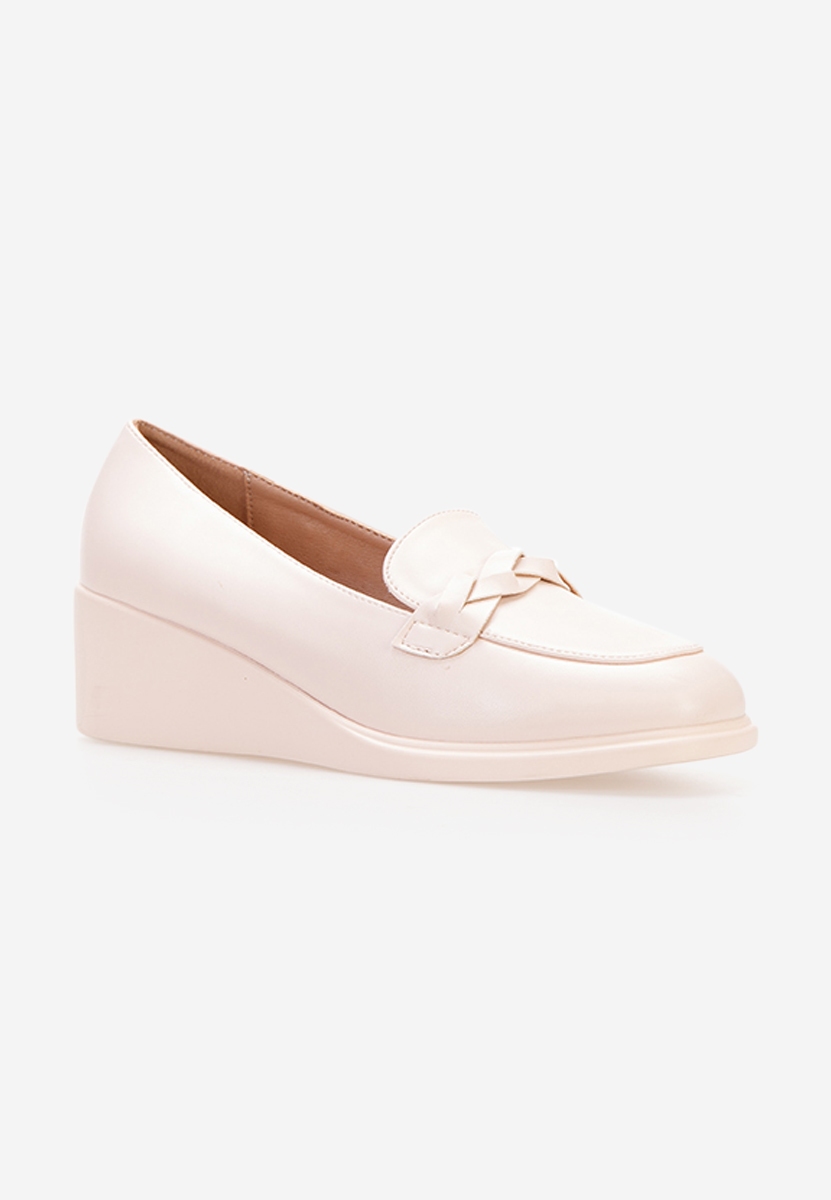 Μοκασίνια με πλατφόρμα Cala μπεζ