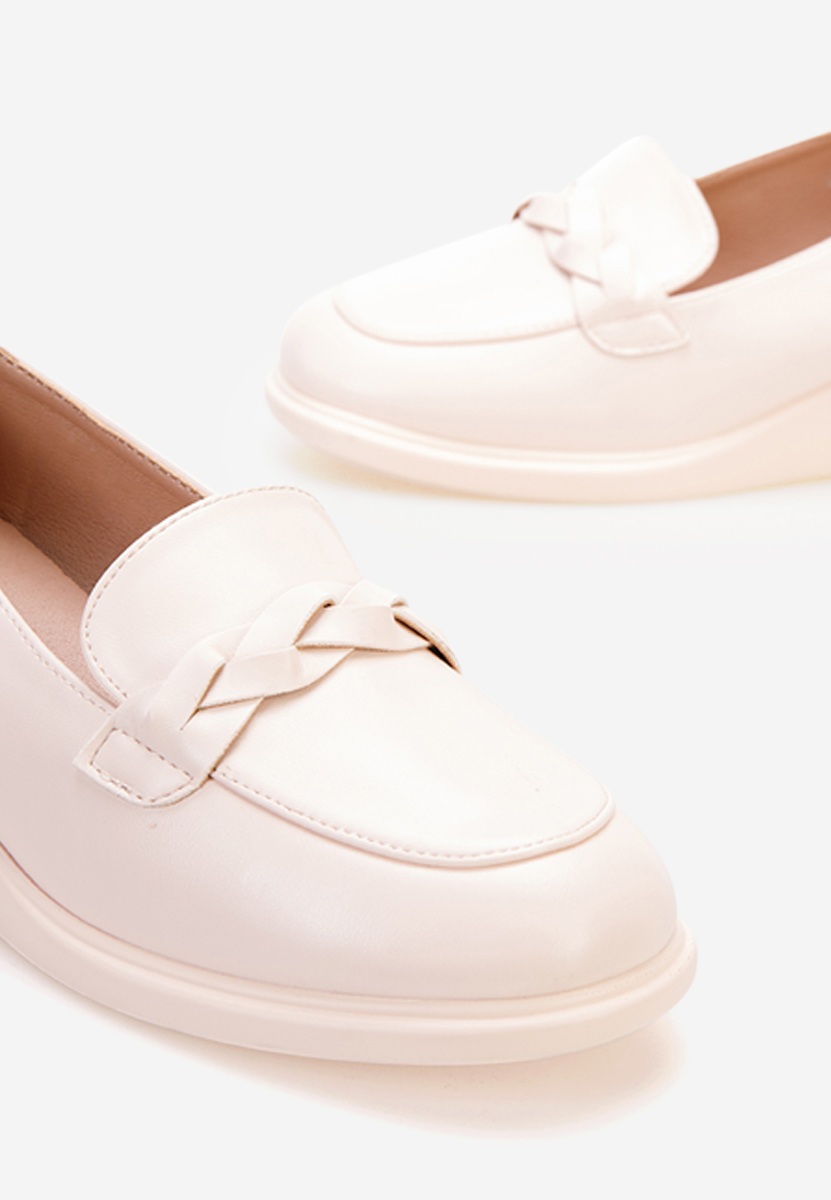 Μοκασίνια με πλατφόρμα Cala μπεζ