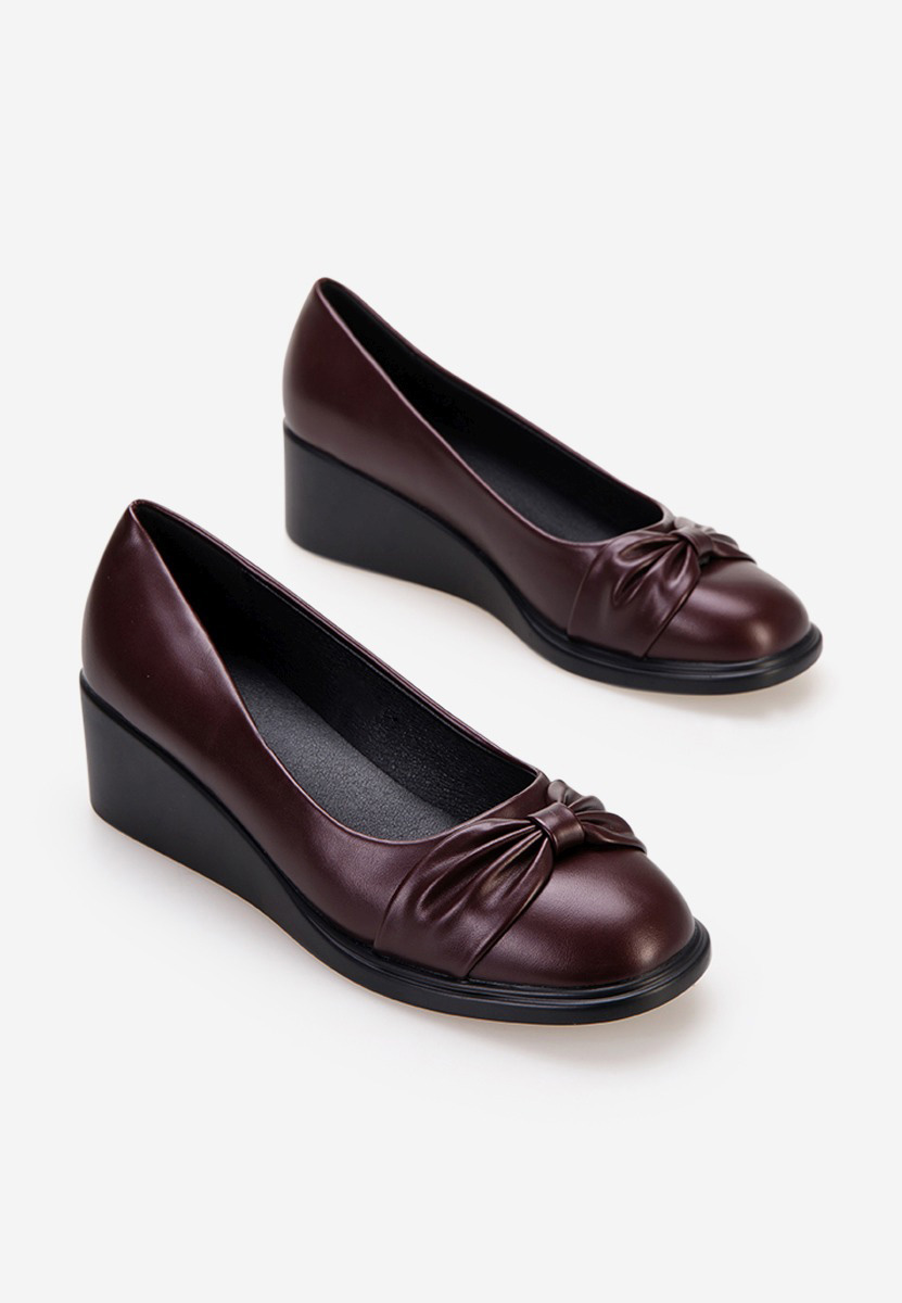 Ανατομικά παπούτσια Fines μπορντό