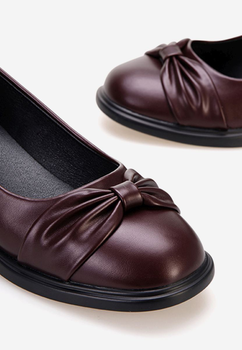 Ανατομικά παπούτσια Fines μπορντό