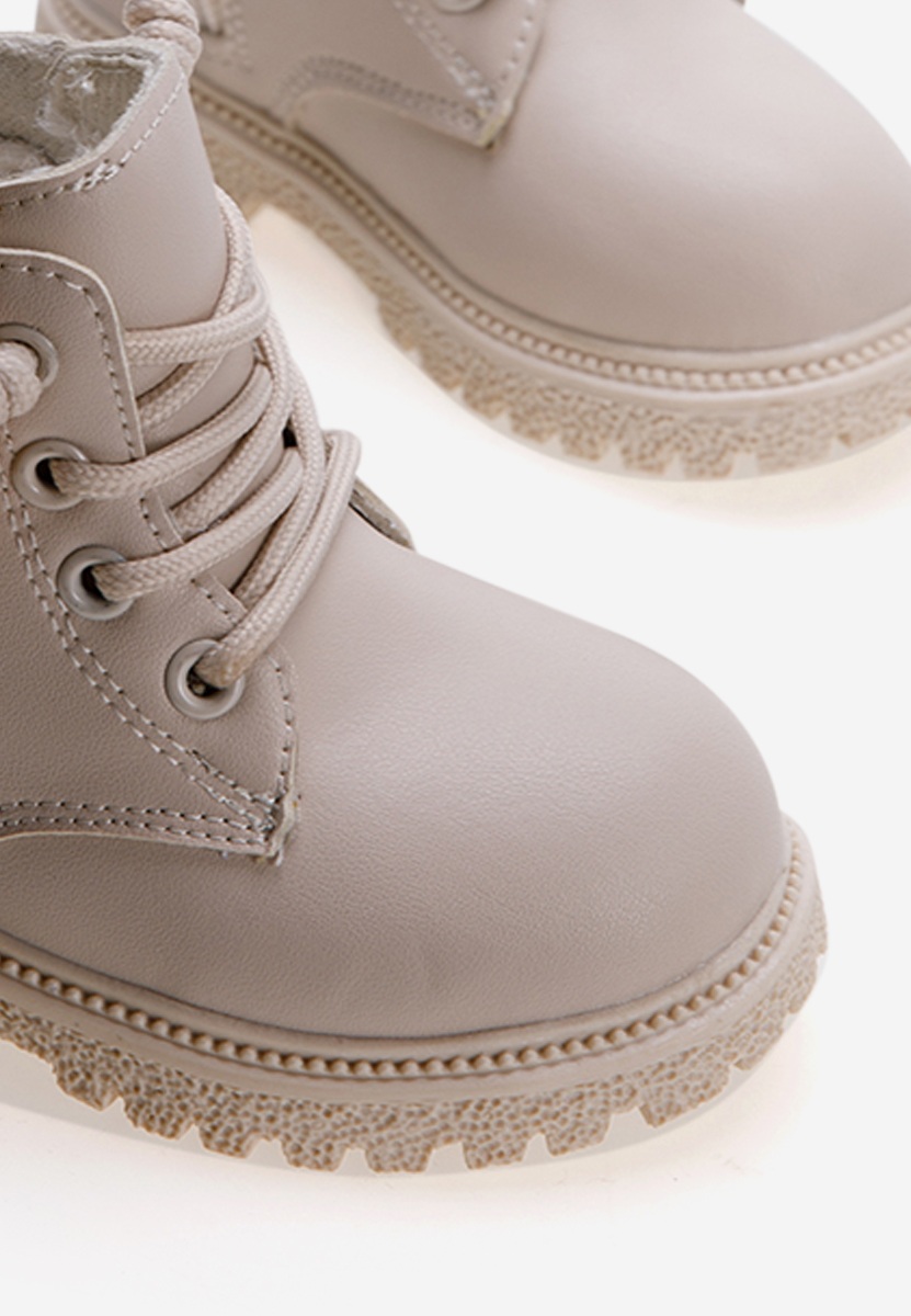 Κοριτσίστικες μποτάκια μπεζ Massy