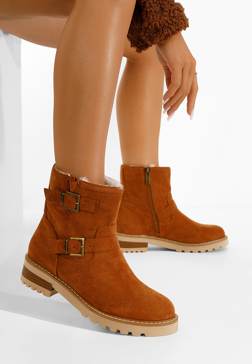 Γυναικεία μποτάκια Καμηλο Campana