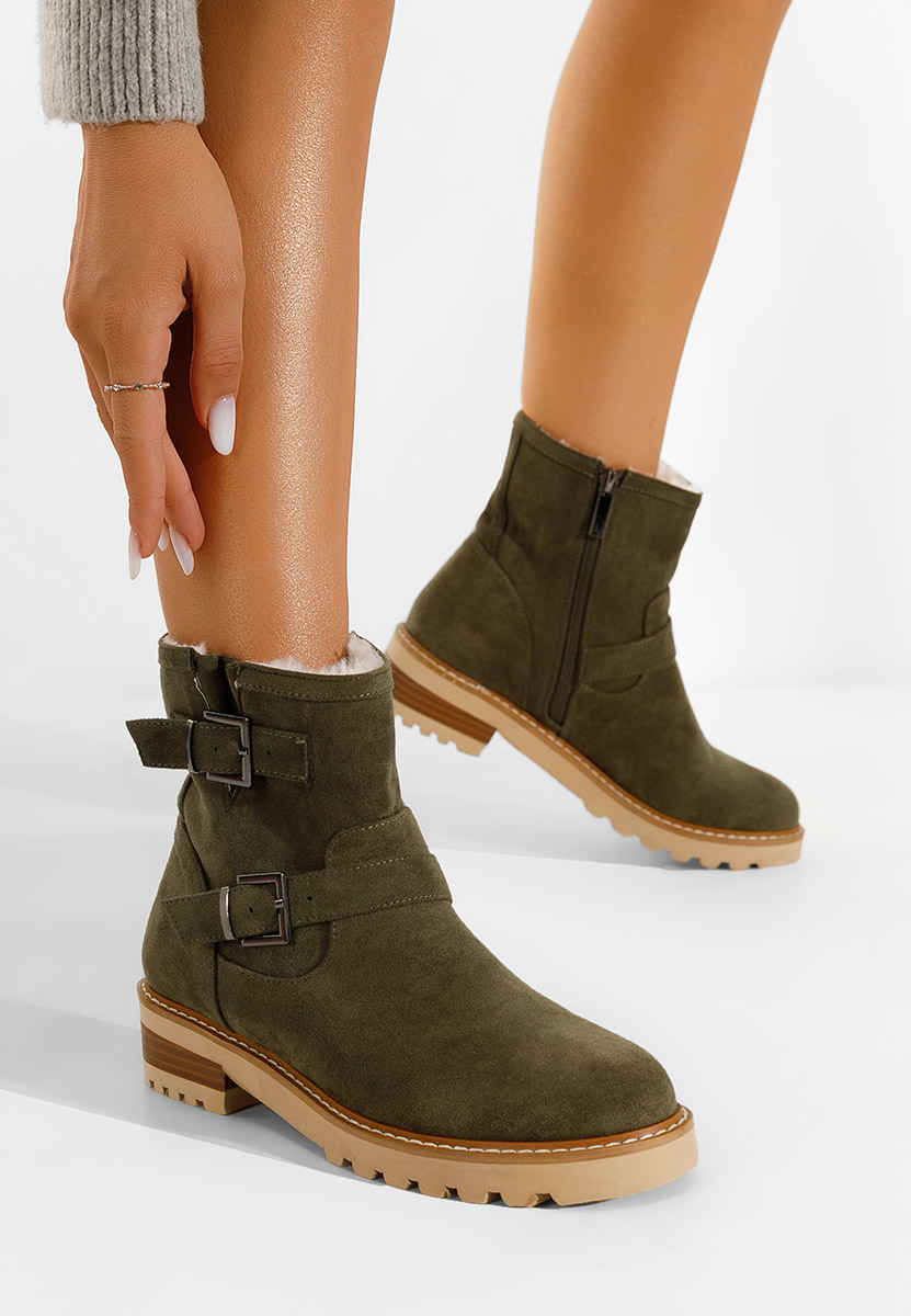 Γυναικεία μποτάκια πρασινο Campana