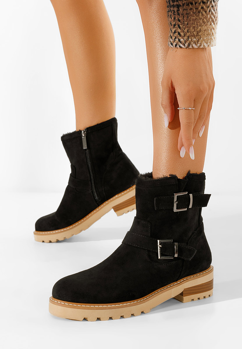 Γυναικεία μποτάκια Μαύρα Campana