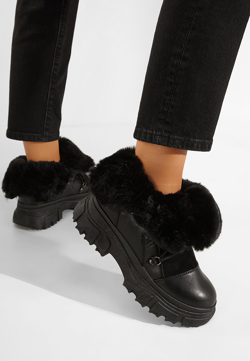 Χειμερινά Αρβυλάκια γυναικείες Fralesia Μαύρα