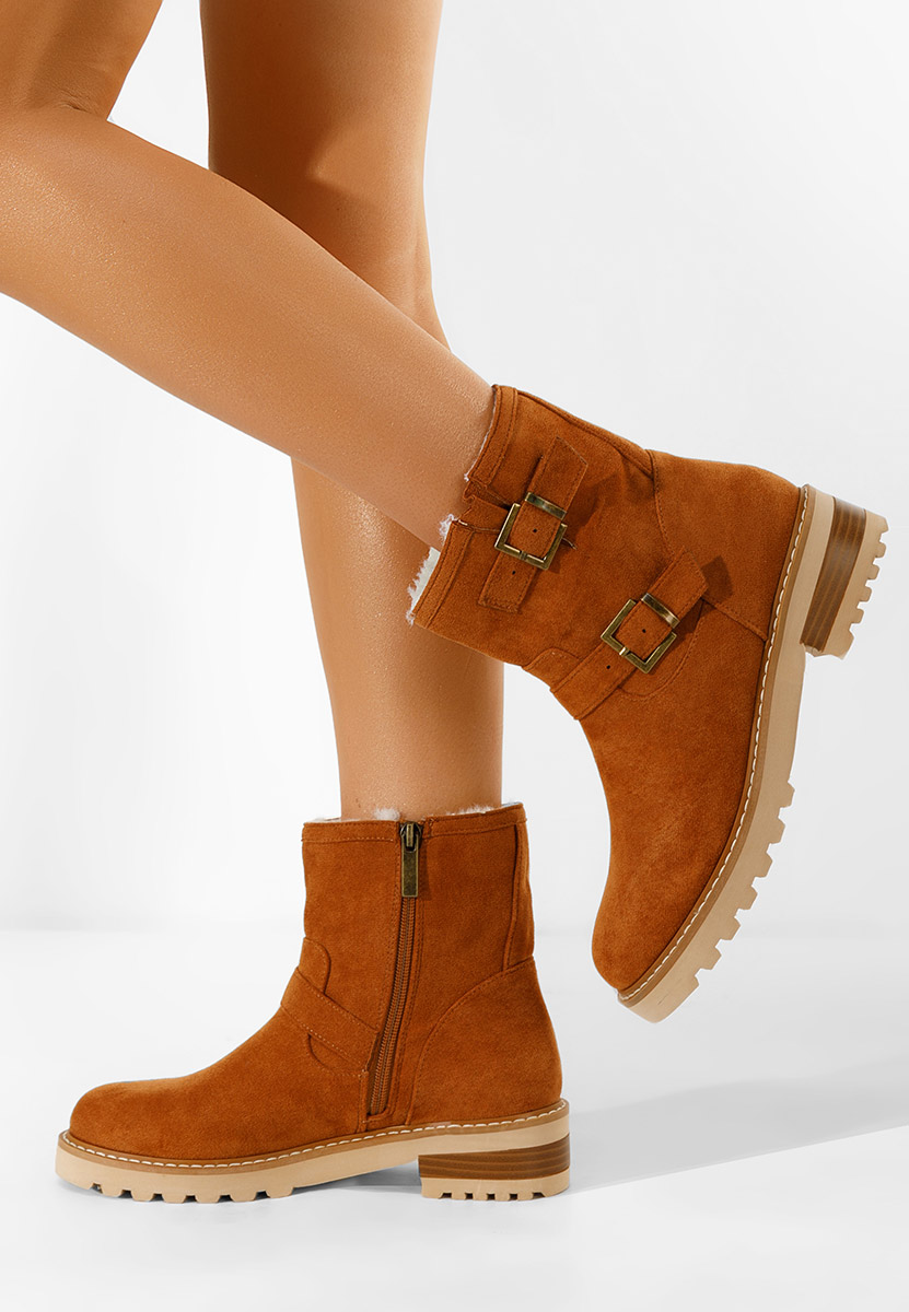 Γυναικεία μποτάκια Καμηλο Campana