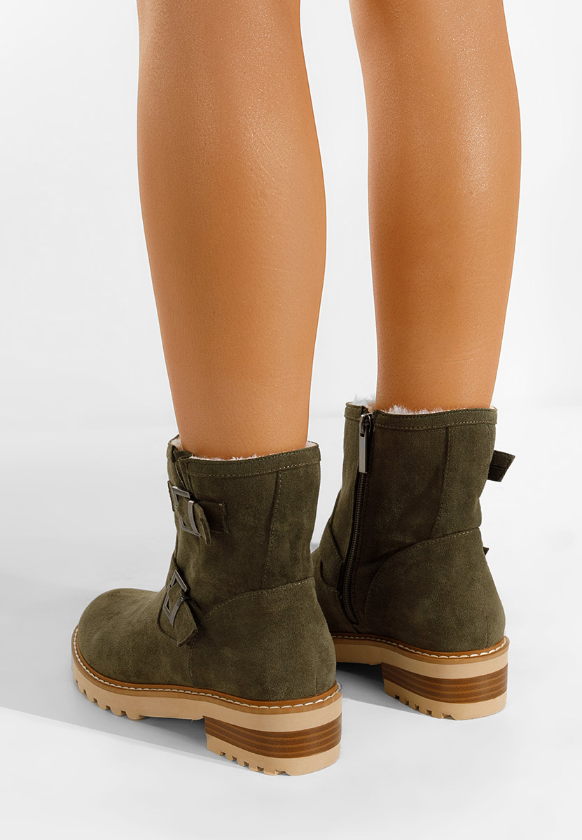 Γυναικεία μποτάκια πρασινο Campana