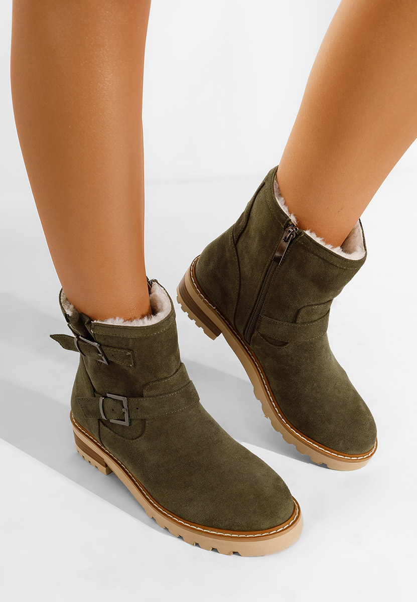 Γυναικεία μποτάκια πρασινο Campana