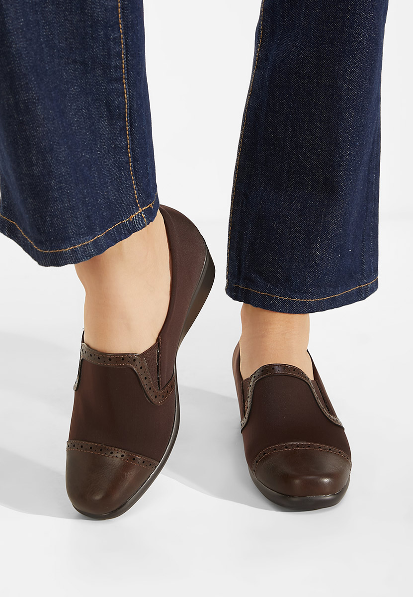 Casual παπουτσια γυναικεια καφε Visalia