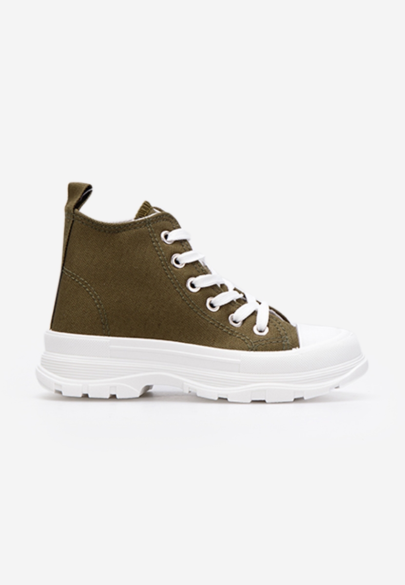 Παιδικά μποτάκια sneakers Χακι Concept A