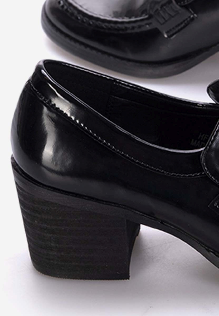 Loafers γυναικεια με τακουνι Tandil μαύρα
