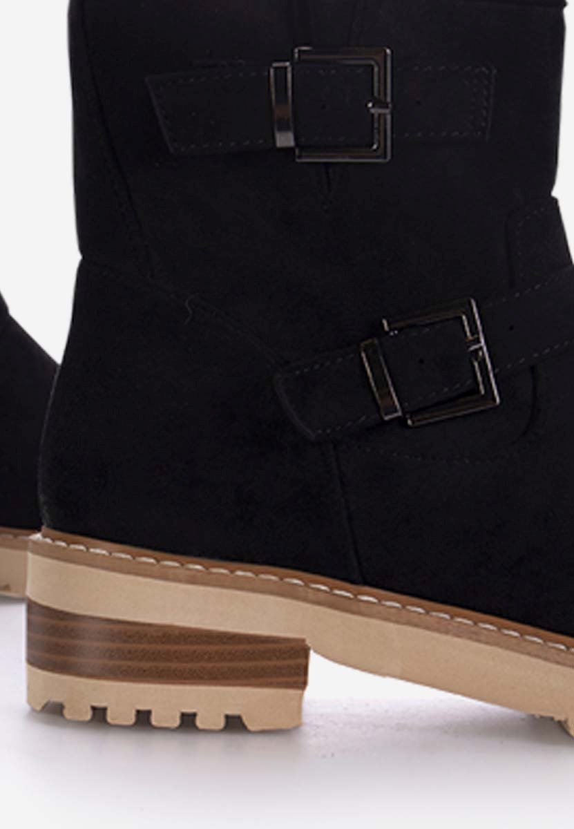 Γυναικεία μποτάκια Μαύρα Campana