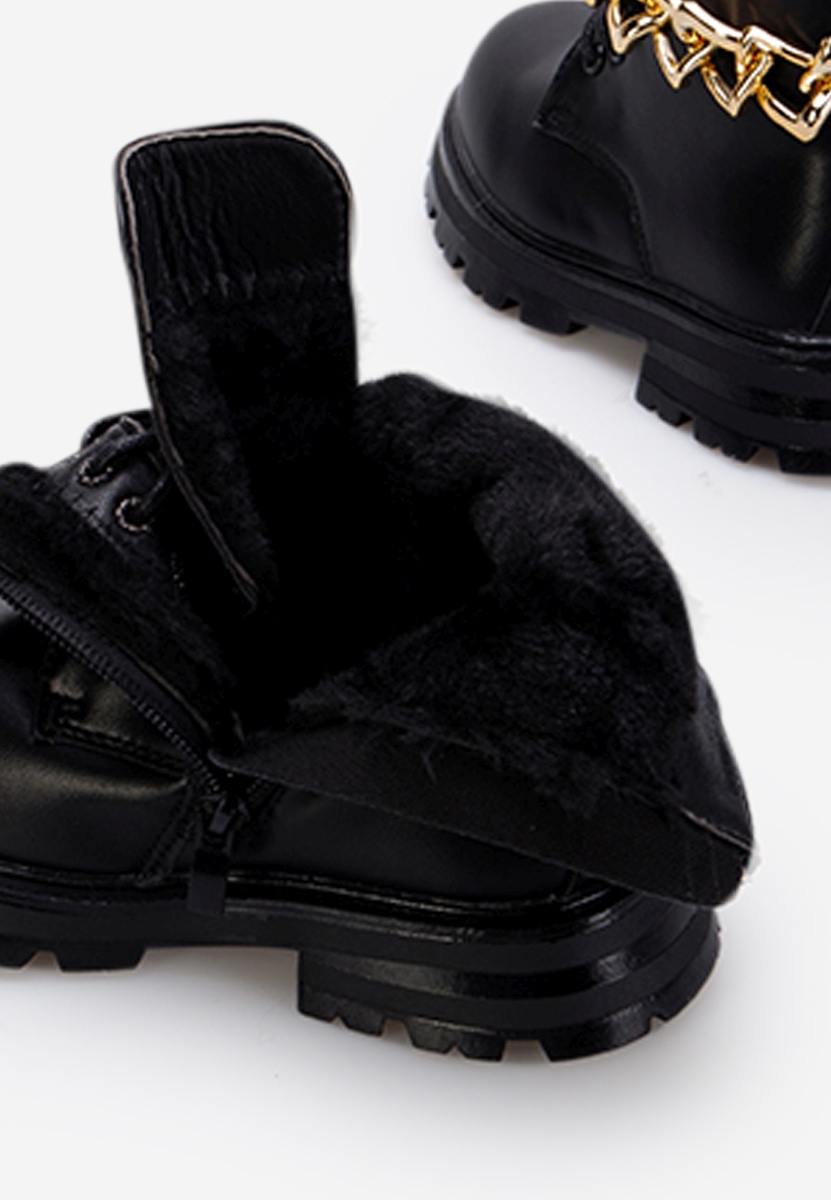 Κοριτσίστικες μποτάκια Μαύρα Lourosa