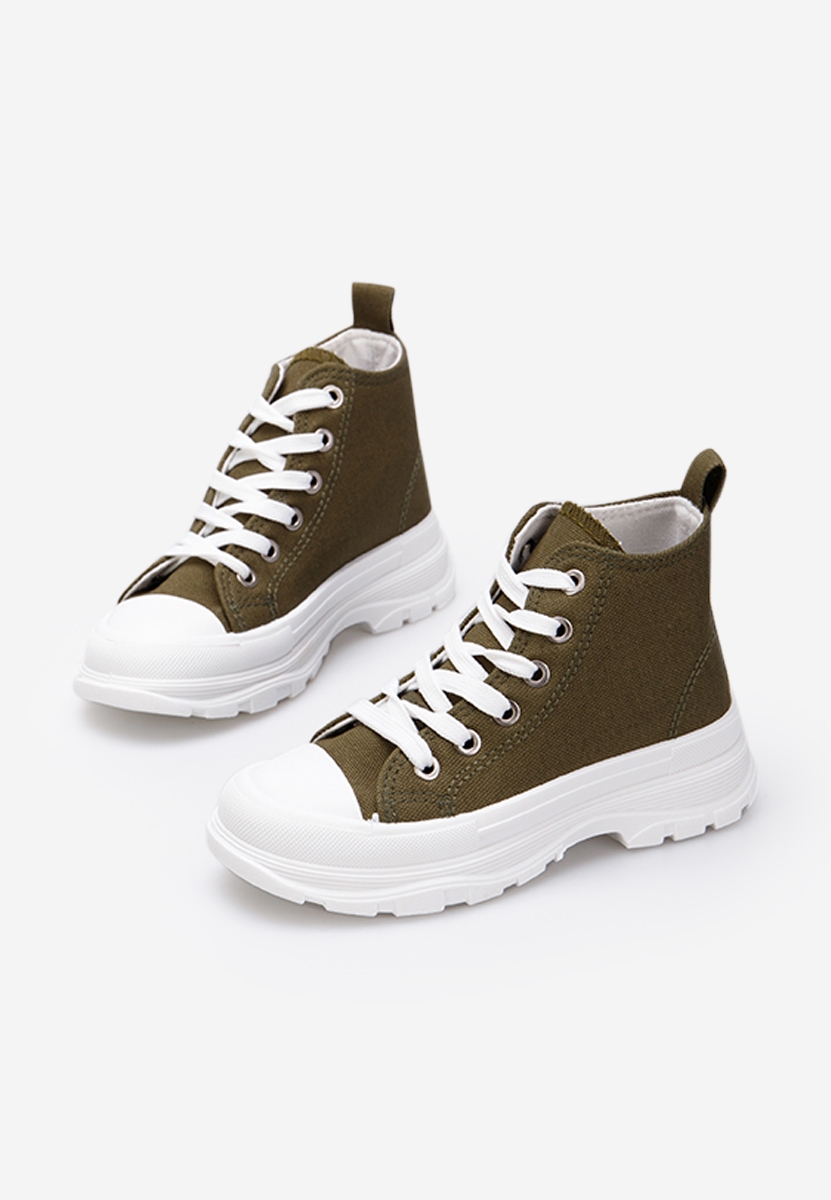 Παιδικά μποτάκια sneakers Χακι Concept A