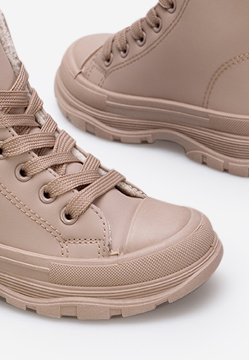 Παιδικά μποτάκια sneakers καφε Balcarce A