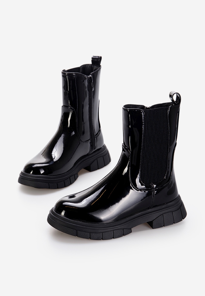 Παιδικά μποτάκια Μαύρα Salerna B V2